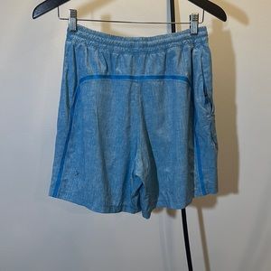 LULULEMON- medium blue shorts 7in inseam